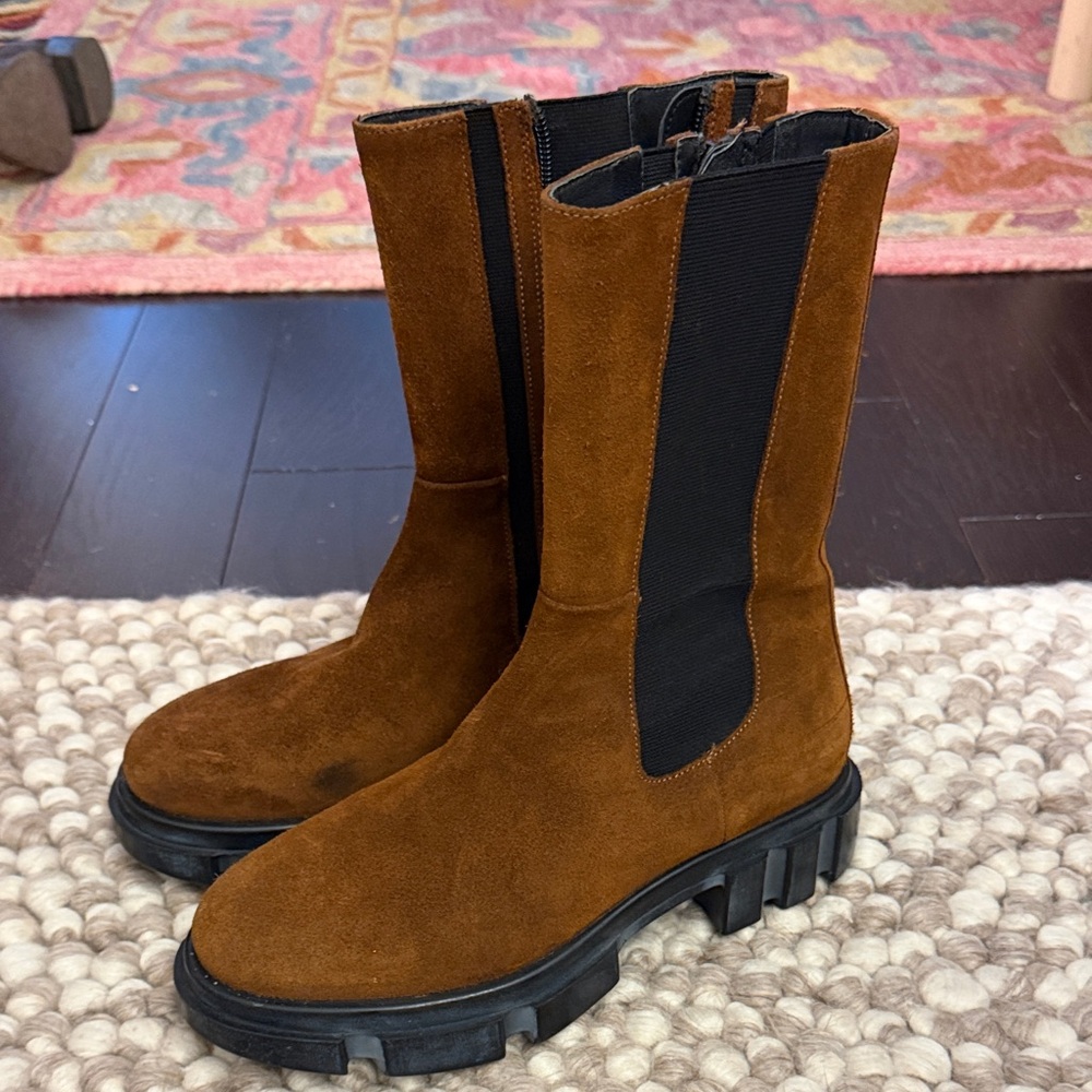 Free People Brown Ankle Boots